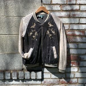 Velvety Jersey w/ Embroidery